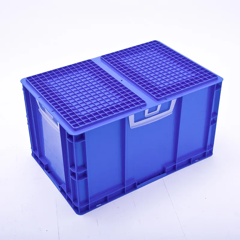 

Eu Thickened Plastic Turnover Box With Lid, Logistics Box For Storage, Transportation, Storage Basket, Shelf Parts Box, Filter T