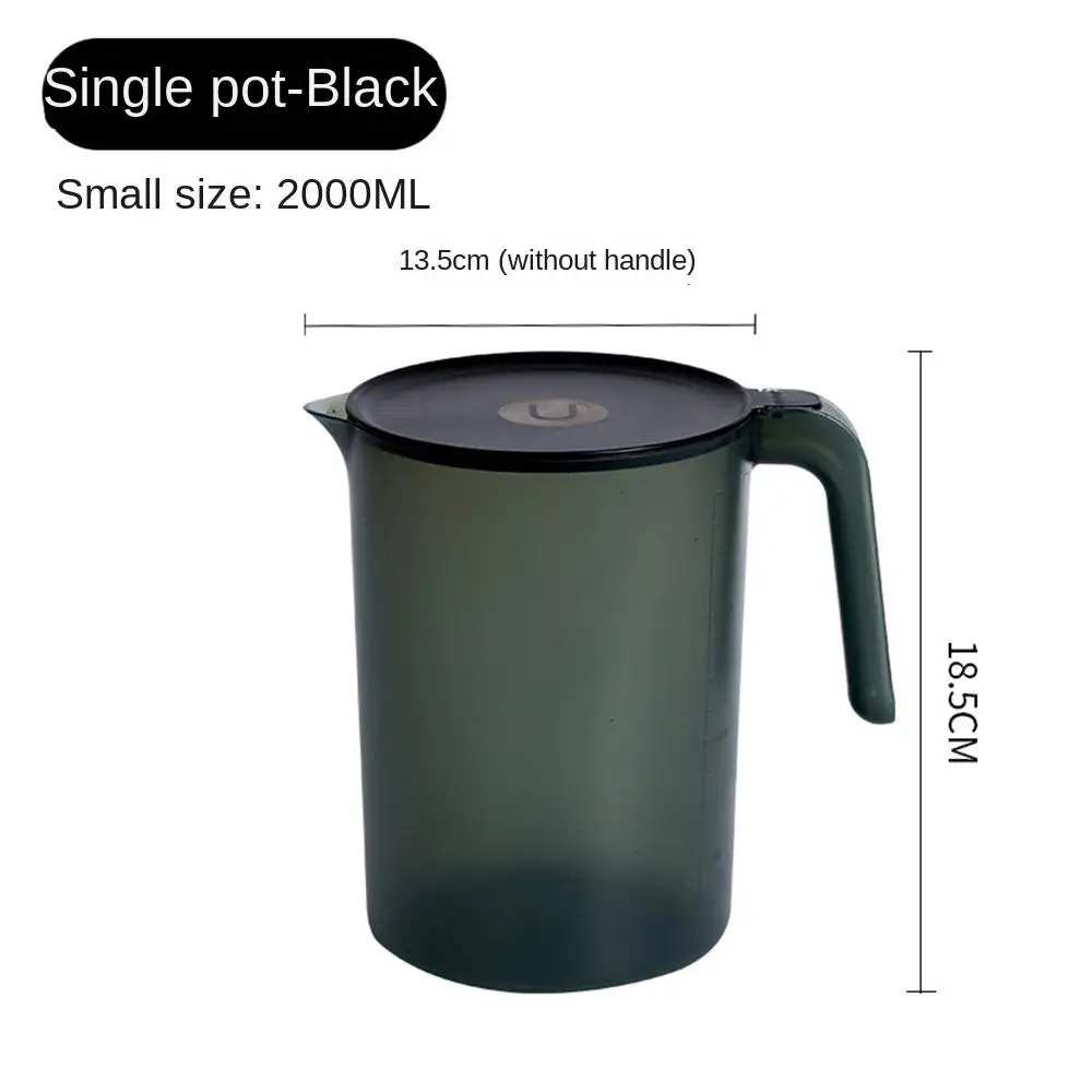 Description Picture 2 of item2000/2500ml Large Capacity Cold Kettle Simple Household Plastic Transparent Kettle Pitcher Heat Resistant Cold Water Jug Teapot