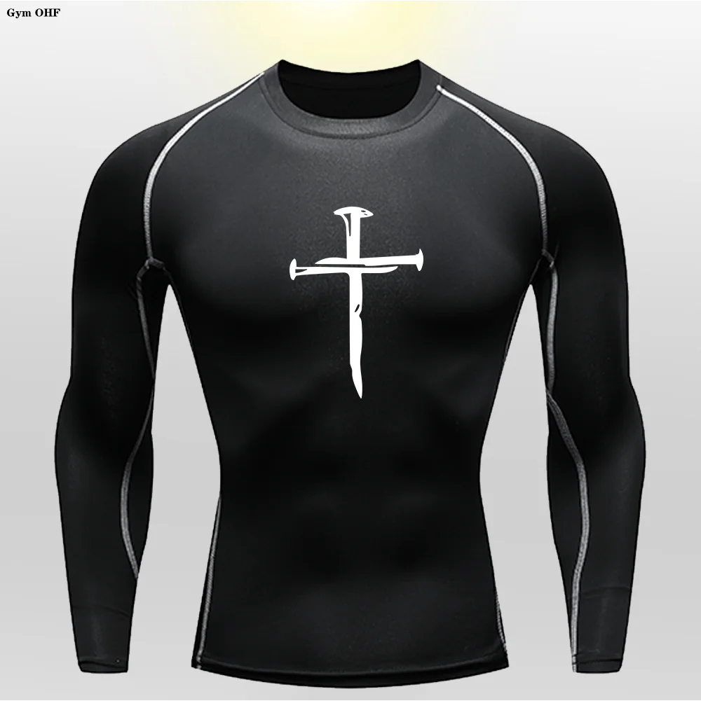 Children Sports T Shirt Cross Print High Elasticity for Training