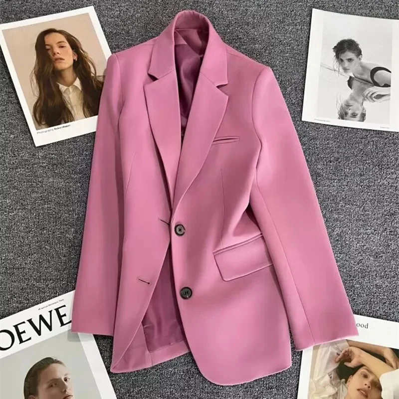 One-piece coat pink purple