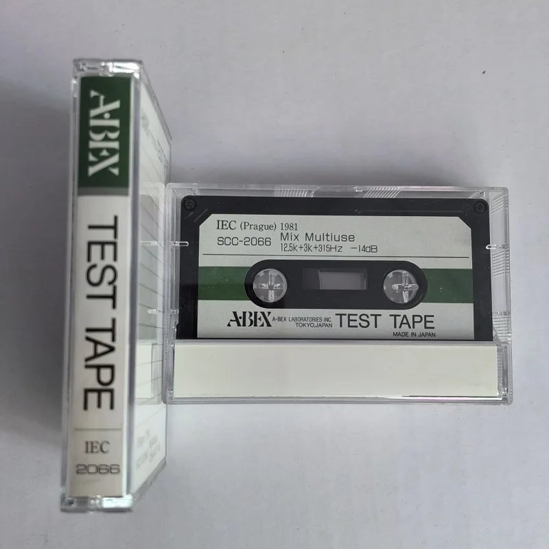 ABEX Test Tapes SCC-2066 Mix Multiuse Multi-Purpose Hybrid Test Tapes Frequency Speed & Flutter