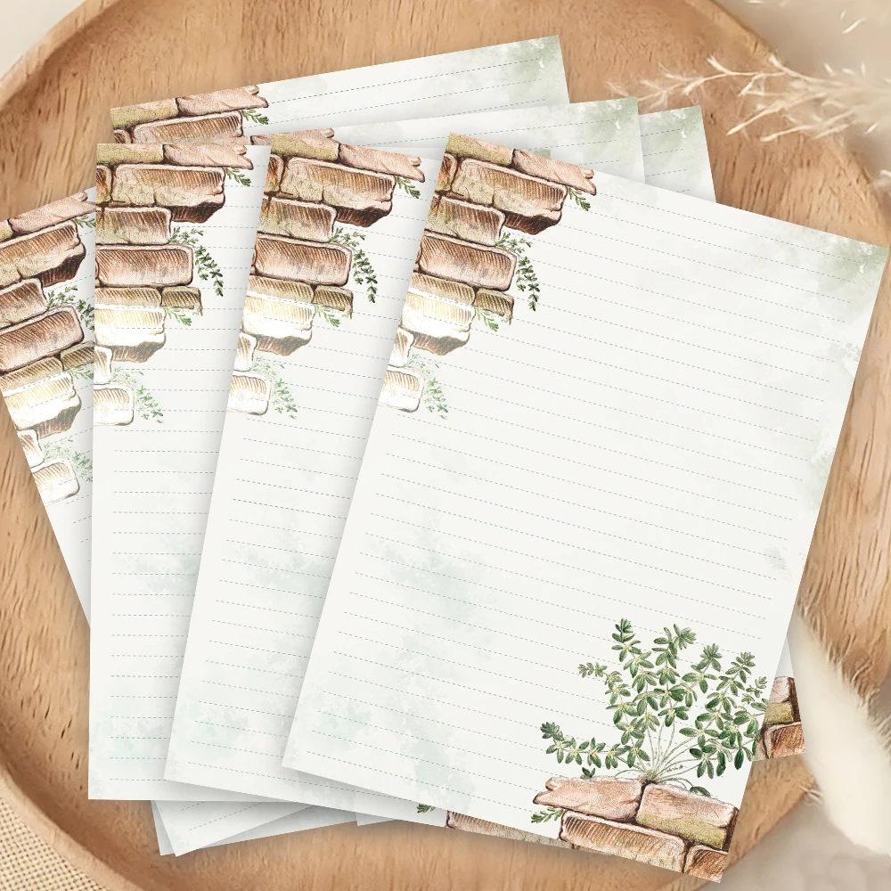 30 sheets,B5 Plants in the Corner writing paper, lined,no glue,very suitable for notebooks, memos, and stickers - 4
