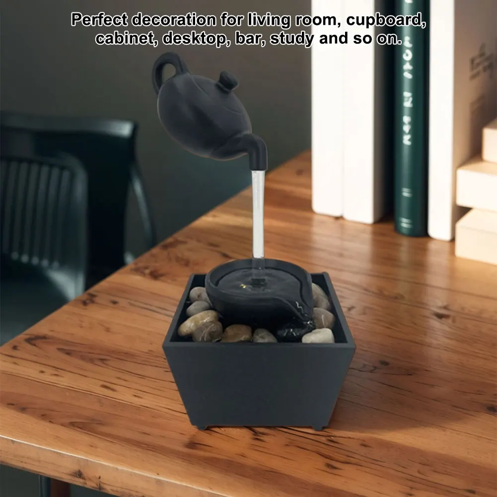 Tabletop-Water-Fountain-Electric-Waterfall-Tabletop-Fountain-Floating ...