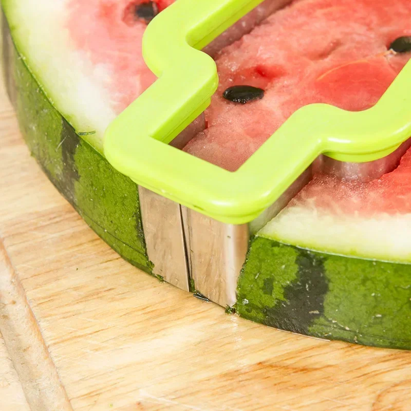 1 PC Stainless Steel Watermelon Cutter Cute Tree Design Salad Fruit Slicer Cutting Watermelon  Cutter Tools  Kitchen Accessories