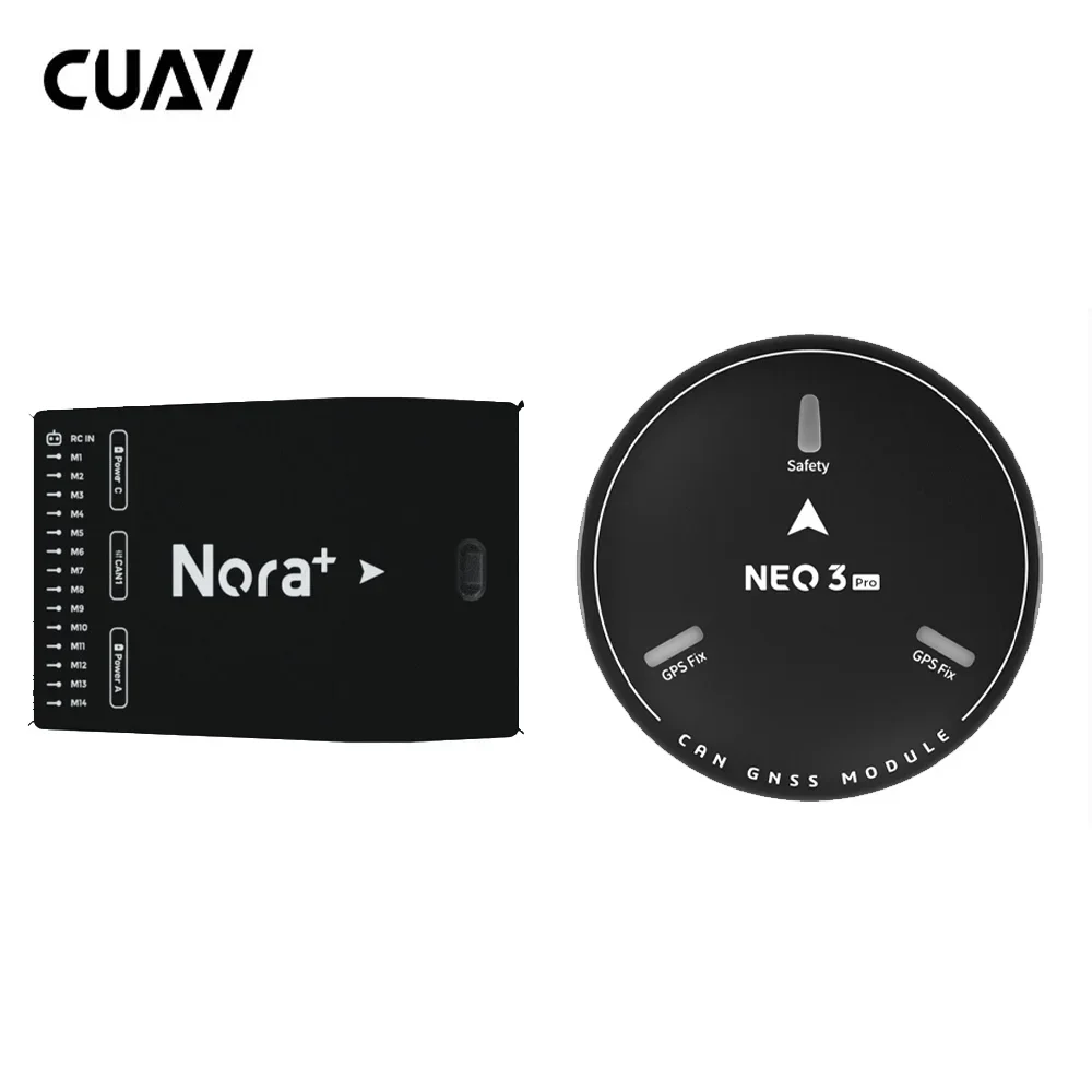 Встроенный автопилот Nora+ с GPS и CAN M9N, контроллер полета CUAV APM/PX4 для профессиональных сборок дронов/квадрокоптеров thumbnail 2