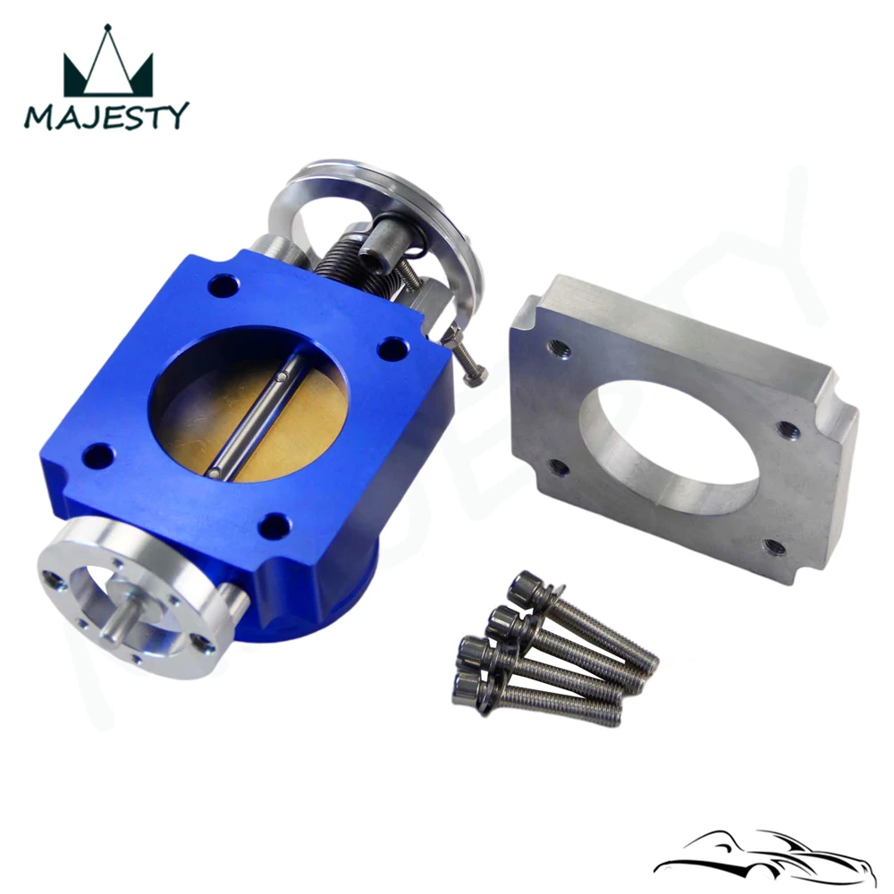 

Universal 2.75" 70mm CNC Billet Intake Throttle Body Aluminum High Flow