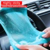 Multifunction Car Cleaning Gel Dust Cleaner Car Interior Cleaning Gel Slime Air Vent Outlet Dashboard Laptop Cleaning Magic Mud 5