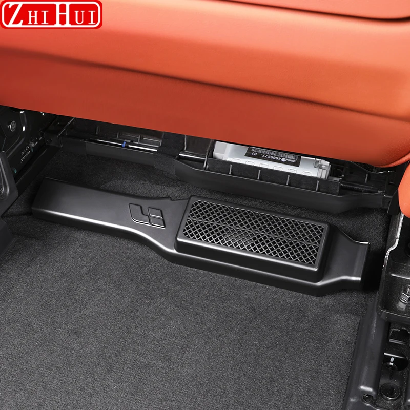 

For Li Lixiang L8 L9 2022 2023 Car Underseat Motor Protective Cover Ventilation Rear Row Seat Air Outlet Cover Auto Accessories