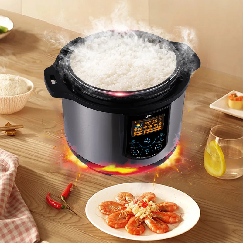 Commercial 220V Electric Pressure Cooker 10L Multifunctional Food Rice Cooking Pot Stainless Steel Kitchen Appliance 2