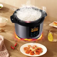 Electric Rice Cooker 10L IMD Full Touch Panel Pressure Cooker Multi-function Stainless Steel Commercial or Household 2