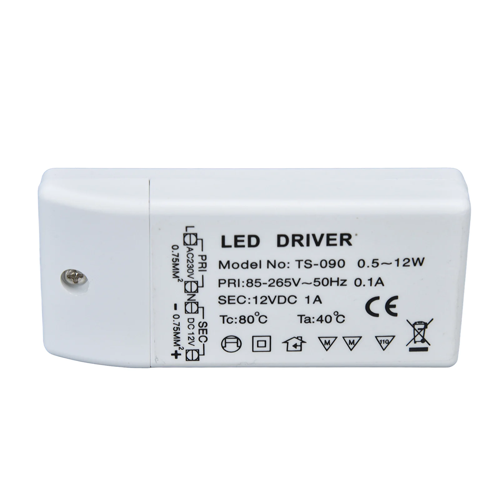 LED 드라이버 12V LED 드라이버 LED 드라이버 12W 12V 1A 전원 LED 램프 정전류 구동 전원 AC