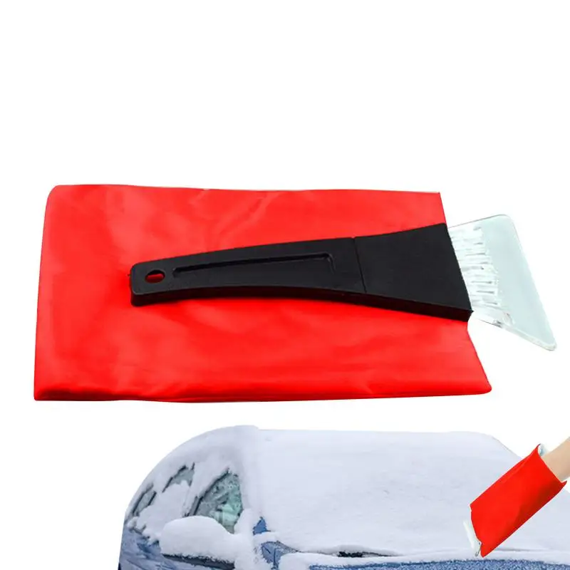 

Snow Scraper Removal Glove Cloth Cleaning Snow Shovel Ice Scraper Tool For Auto Window Outdoor Car-stying Winter Gloves