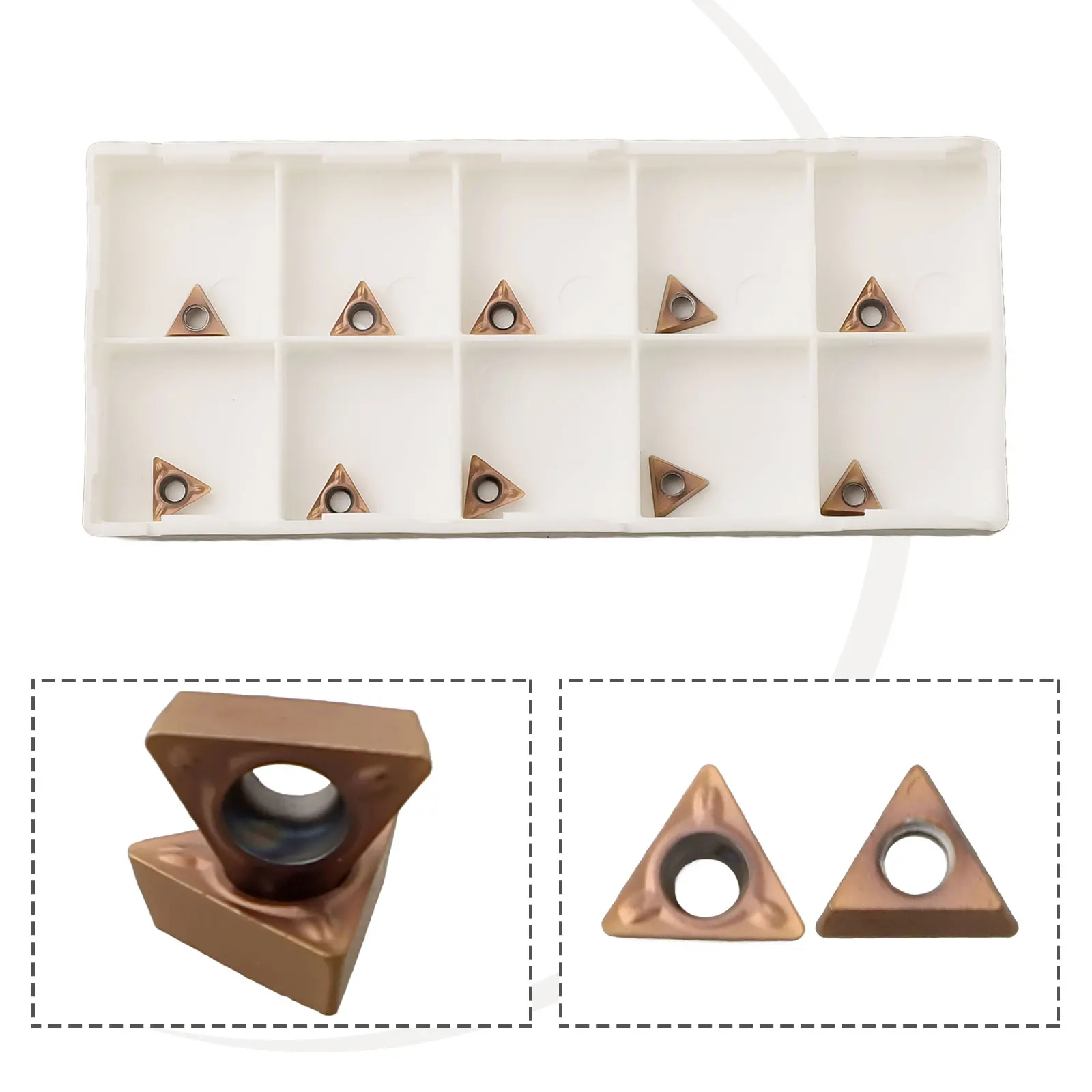 

Cast Iron Blade Finishing Precision TMPT080204N Turning Inserts 10pcs/1 Box Carbide Chamfering Machine For Pneumatic