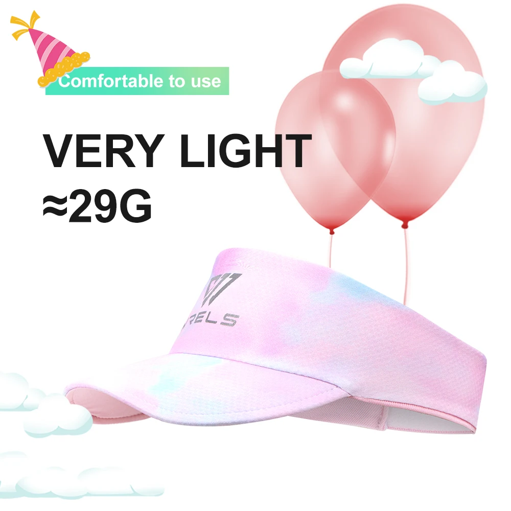 WRELS 1pc New Fashion Light Tie-dye Hat Sports Sunshade Sunscreen Sweat Breathable Quick-drying Baseball Cap