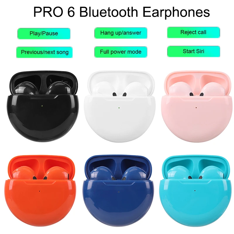 Беспроводные Bluetooth-наушники PRO6 с поддержкой Bluetooth 5 0 + EDR |
