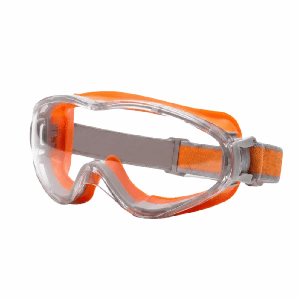 Clear Lens Anti-Fog Safety Glasses with Silicone Frame - Lightweight, Splash-Proof Protective Eyewear