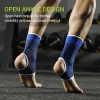 Sangles de soutien élastiques respirants, 1 paire, taille unique, rinçage pour la course, le basket-ball, le cyclisme 4