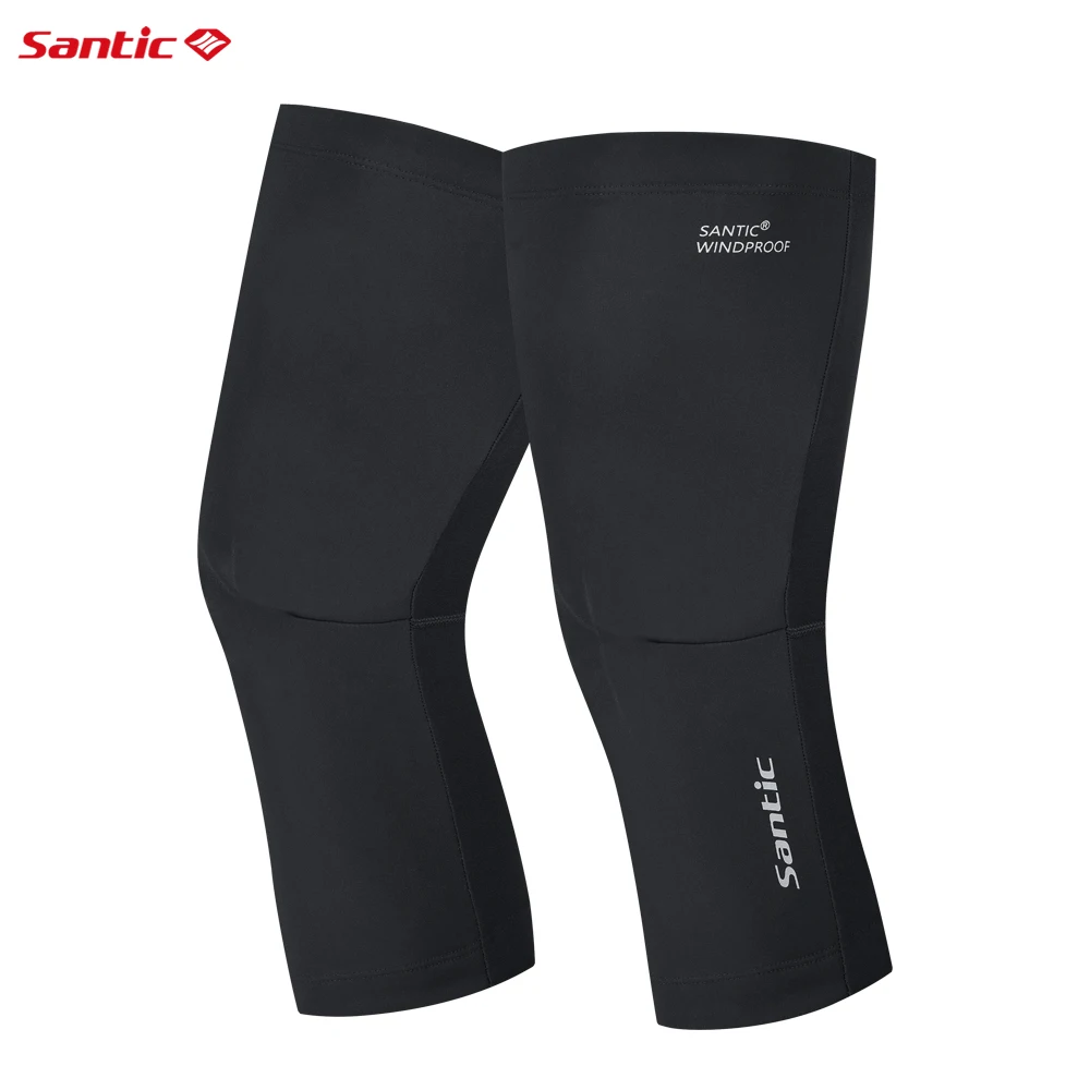 Santic Cycling Leg Warmers Knee Pads Warm Cycling Knee Protectors Outdoor Sports Road Bike Leg Cover WZ24P211H