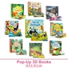 Kids Pop Up 3D Flap Picture English Books Fairy Tales Bedtime Reading Book Enlighten Learning Toys Children Gift Montessori 1