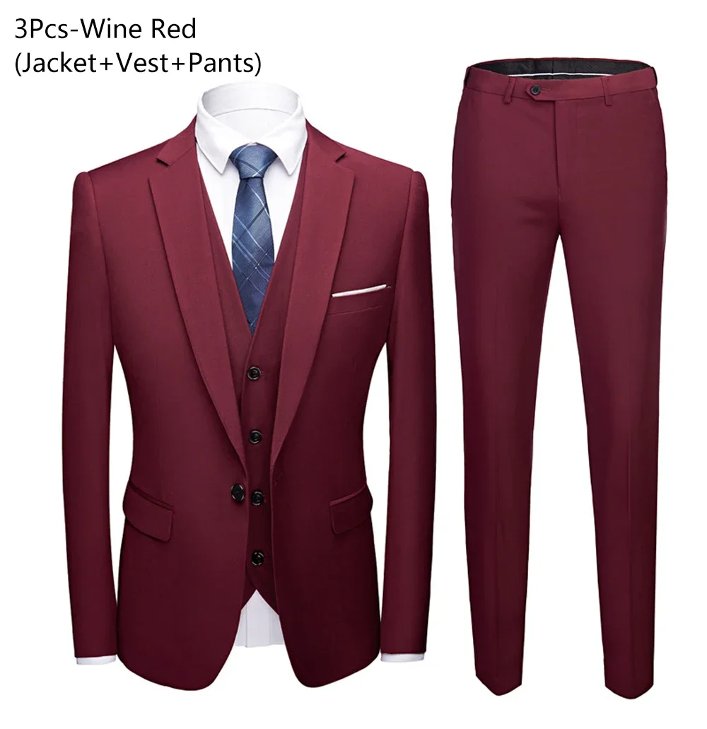 1 button Claret