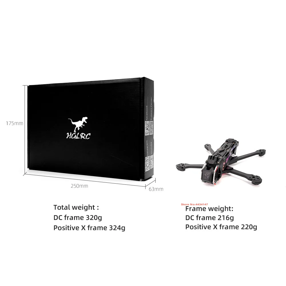 รูปสินค้า โดรนฟรีสไตล์ โครงสร้าง Nblade MAX 5 นิ้ว True-X