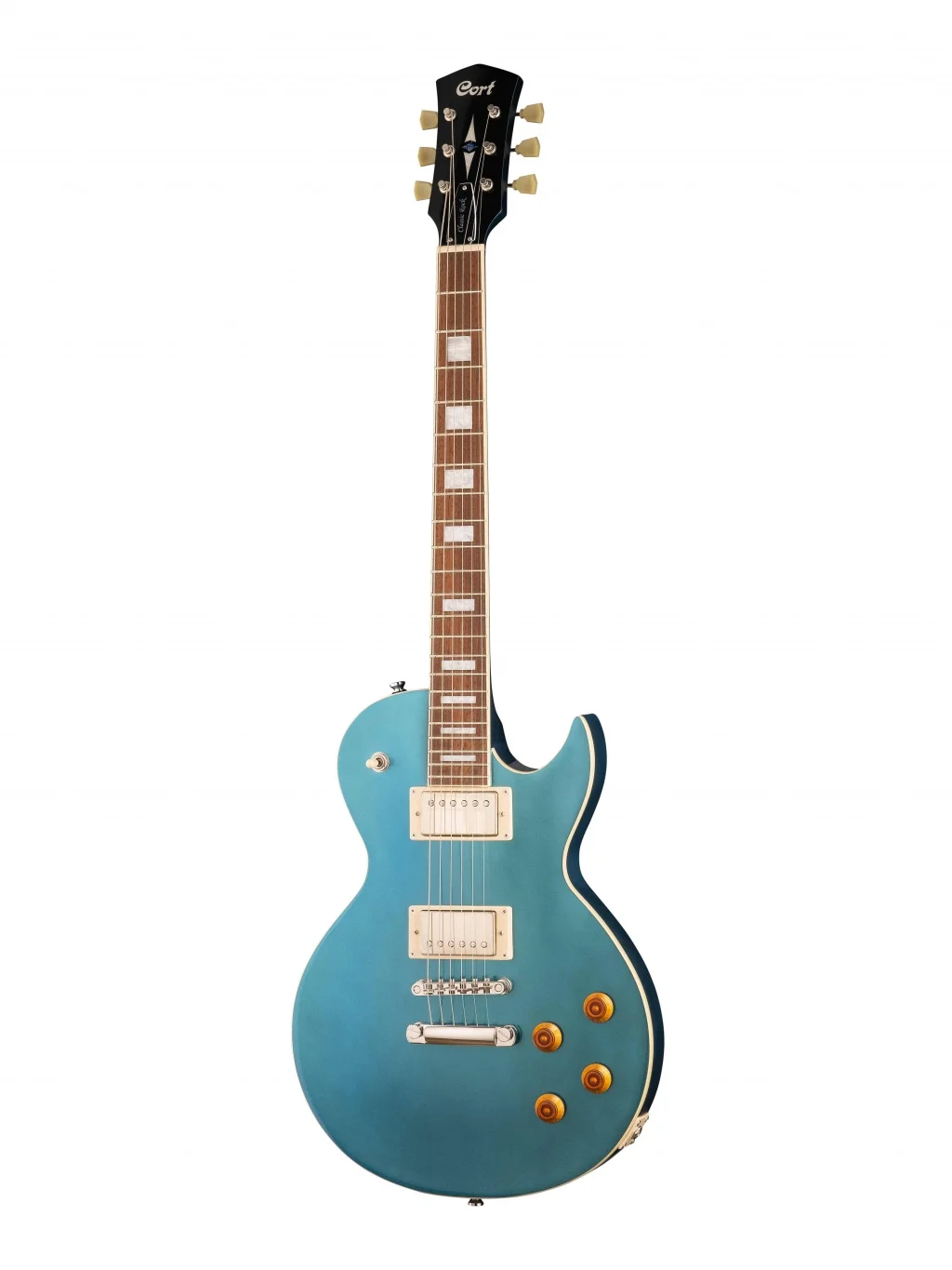 Classic rock electric guitar blue Cort cr200-fbl |