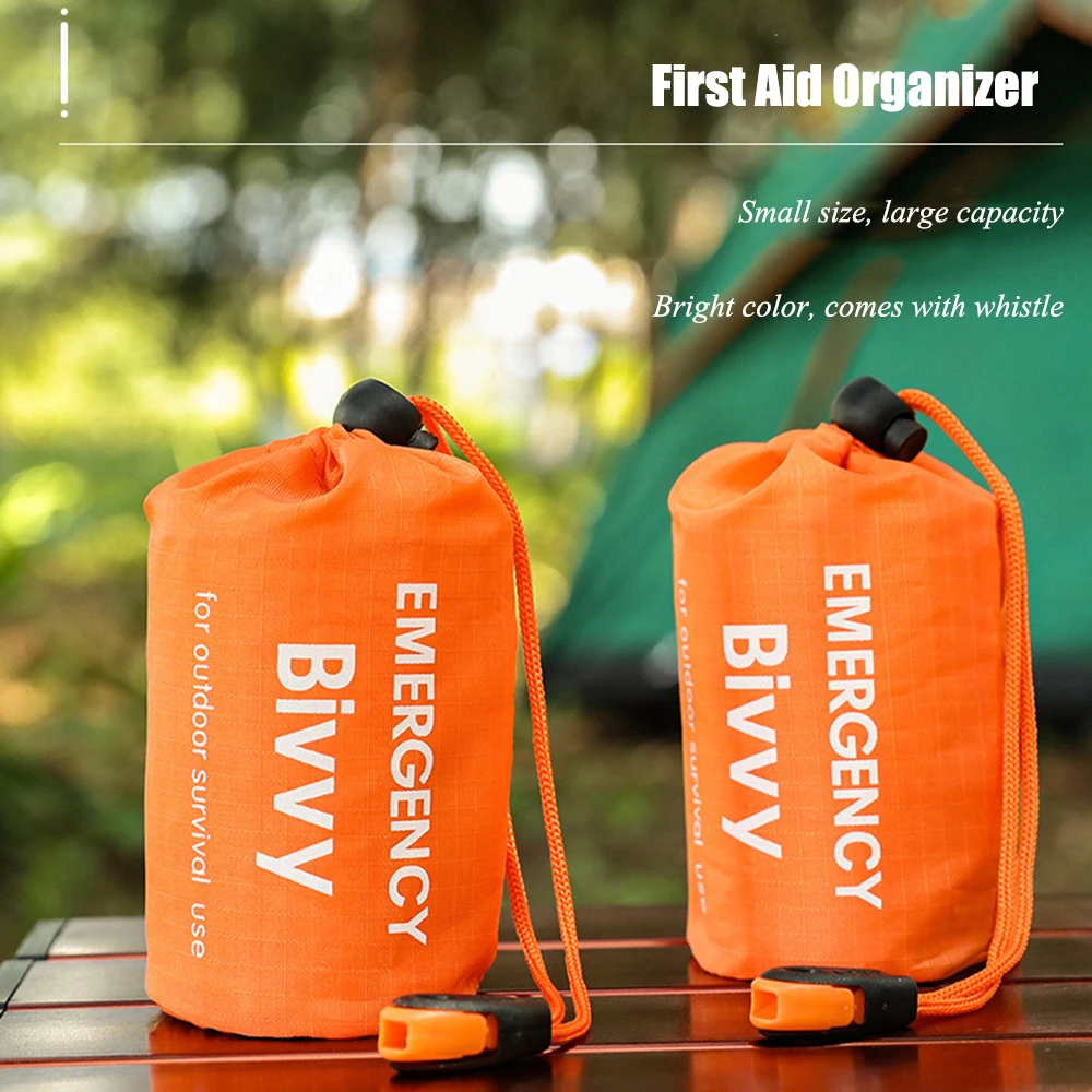 Emergency Sleeping Bag Thickened Waterproof Warm Survival Blanket Reusable Lightweight Compact First Aid