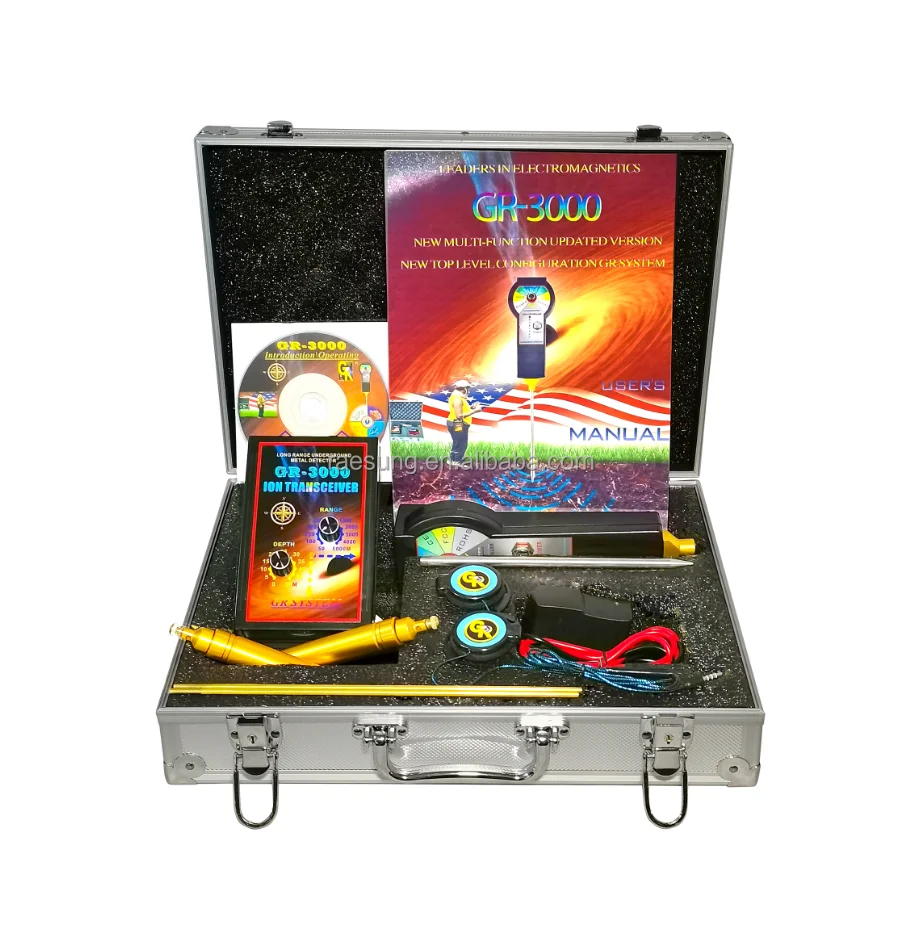 

Newest Ionic Search System GR-3000 Underground Metal Detector GR3000 Treasure Gold Silver Copper Diamonds Finder Hunter Digger