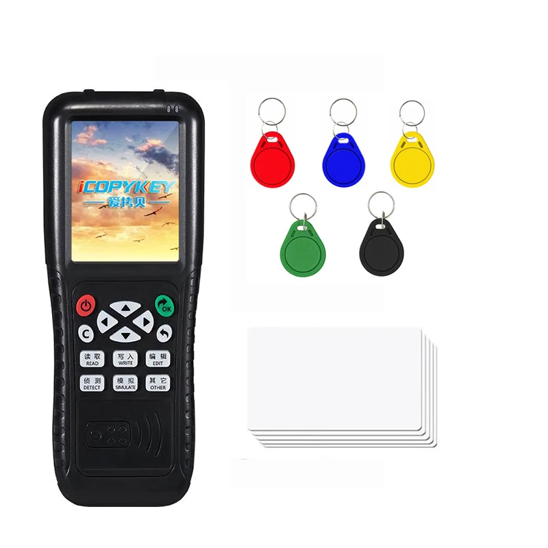 Rfid id card reader writer copier 13 56mhz rfid card copier reader