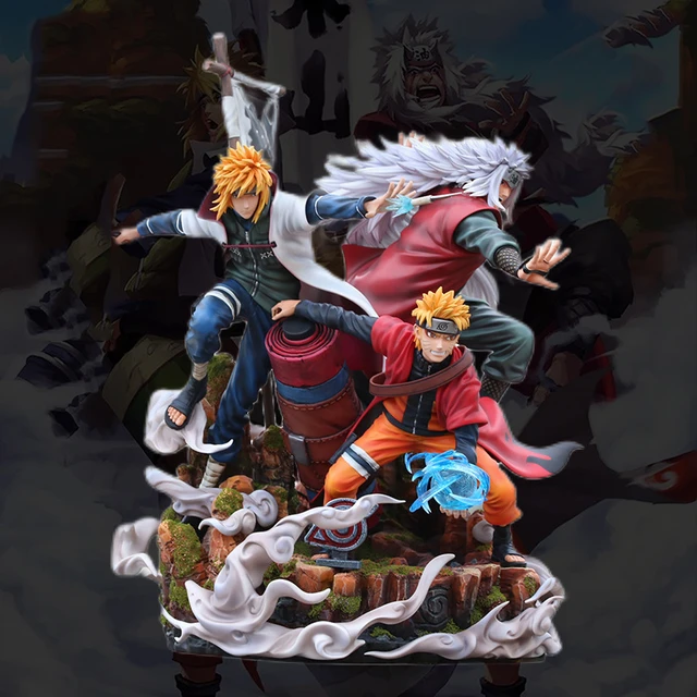 Naruto Minato Figuras Namikaze Minato, Boneca de Ação PVC, GK mal Quatro  Gerações, Modelo Estátua, 4 Gerações, 26cm - AliExpress