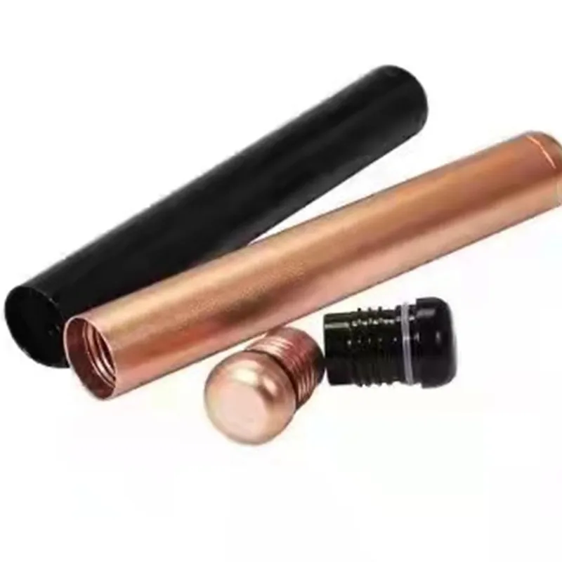 Description Picture 4 of item110MM Aluminum Cigar Airtight Container Travel Storage Cigarette Holder Smell Proof Waterproof Smoking Accessories