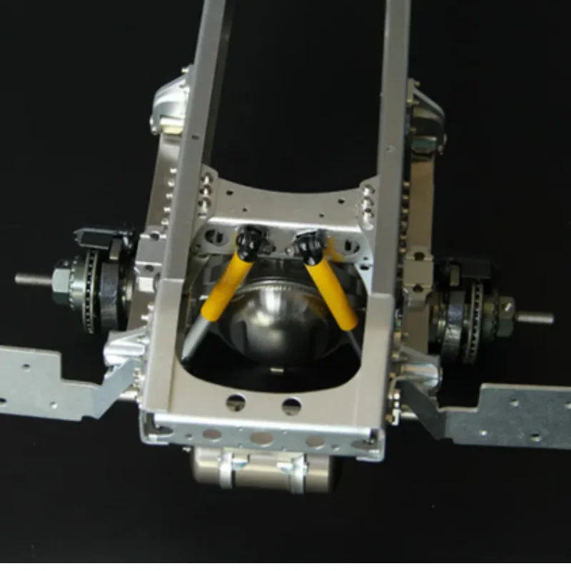 Simulated Suspension Shock Absorber For 1/14 Tamiya RC Truck Scania Actros MAN for Benz Tamiya LESU Tractor Upgrade Parts 5