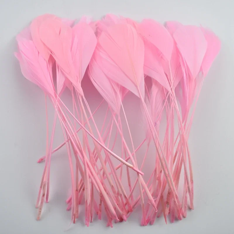 Goose Feathers Craft Feathers Natural Feathers Mixed Color Feathers 20pcs/lot Colorful Goose Feather Decoration 12-18cm Mint Geese Goose Feathers Crafts Dream Catcher Handicraft Accessories Plumes