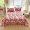 Red Flower Printed Flat Bed Sheets for Double Bed Single/Queen/King Reactive Printed Top Sheets for Beds sabanas cama 150×200 Red Flower Printed Flat Bed Sheets for Double Bed Single/Queen/King Reactive Printed Top Sheets for Beds sabanas cama 150×200