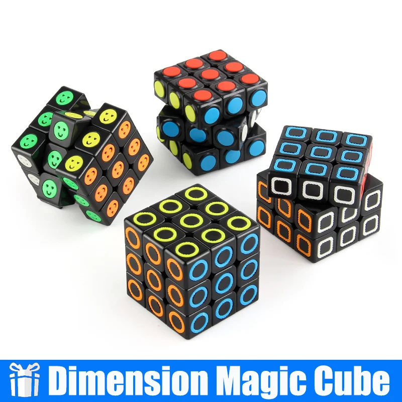 DS 3 Camadas 6-corner-Dimension cubo Pirâmide Hexagonal 3x3x3 Cubo Mágico  Brinquedo Quebra-cabeça Educacional - AliExpress