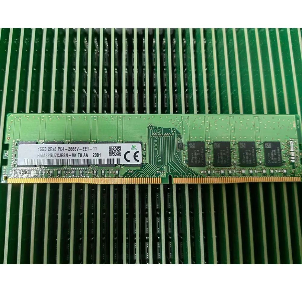 SKhynix 서버 RAM용 HMA82GU7DJR8N-VK HMA82GU7CJR8N-VK, 16G 2RX8 PC4-2666V ECC EUDIMM, 1 개