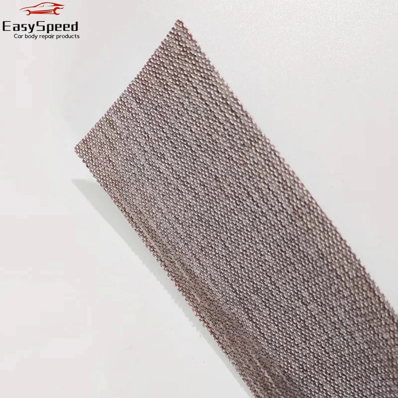직사각형 건식 연마 메쉬 사포 70×420mm 벽 목공 자동차 판금 스프레이 연마 플로킹 메쉬 사포