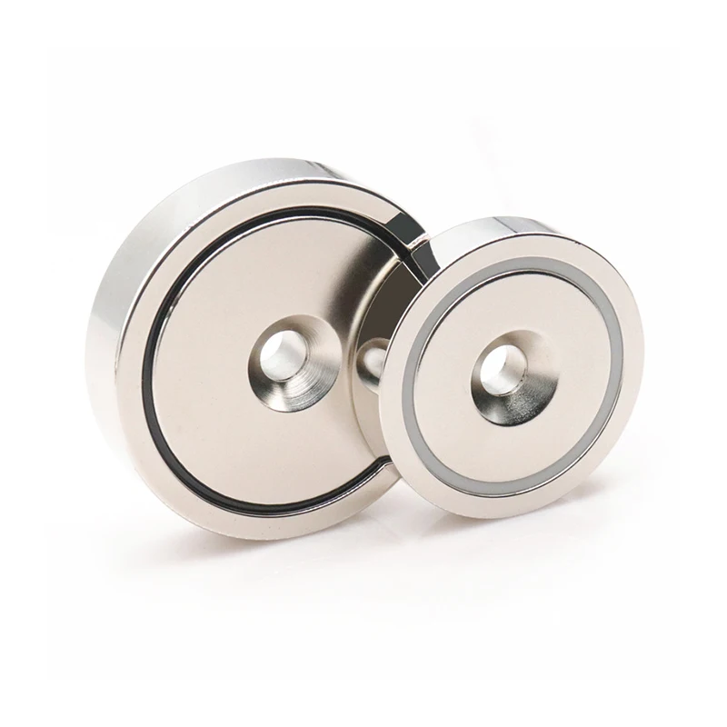 Super Strong Neodymium Round Base Cup Magnet Rare Earth Magnets With Heavy Duty Countersunk Hole N52 Iman Searcher