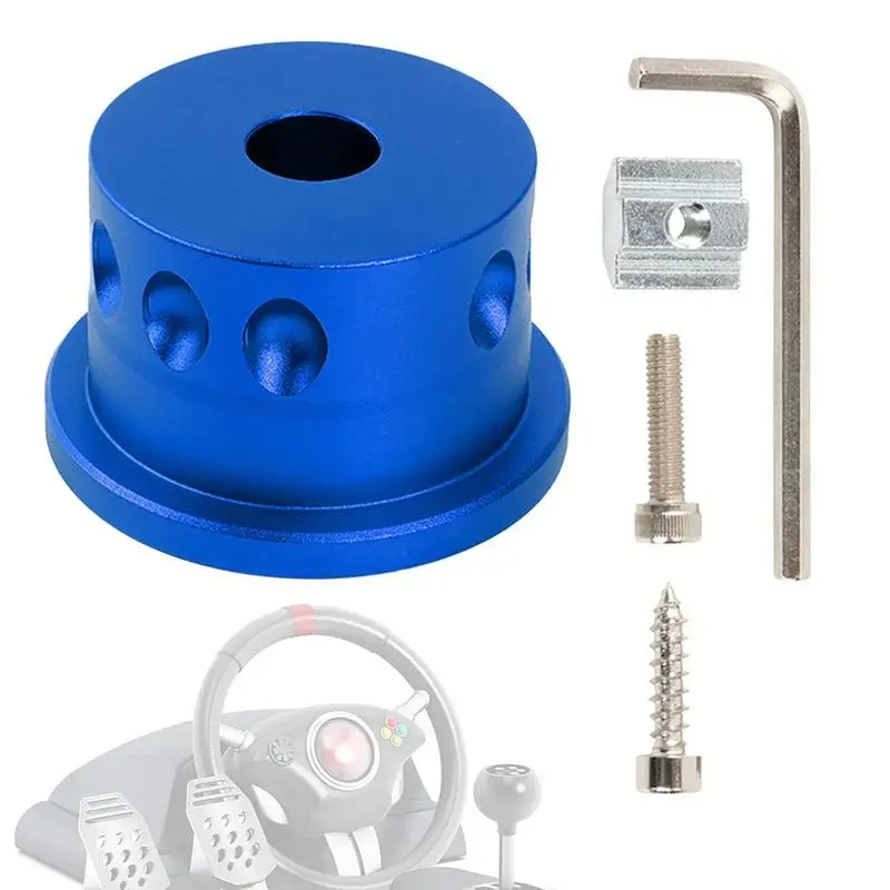 

Racing Game Steering Wheel Adapter Game Steering Wheel Converter Adapter Set QR70 Aluminum Alloy Adapter Set Replacement Parts