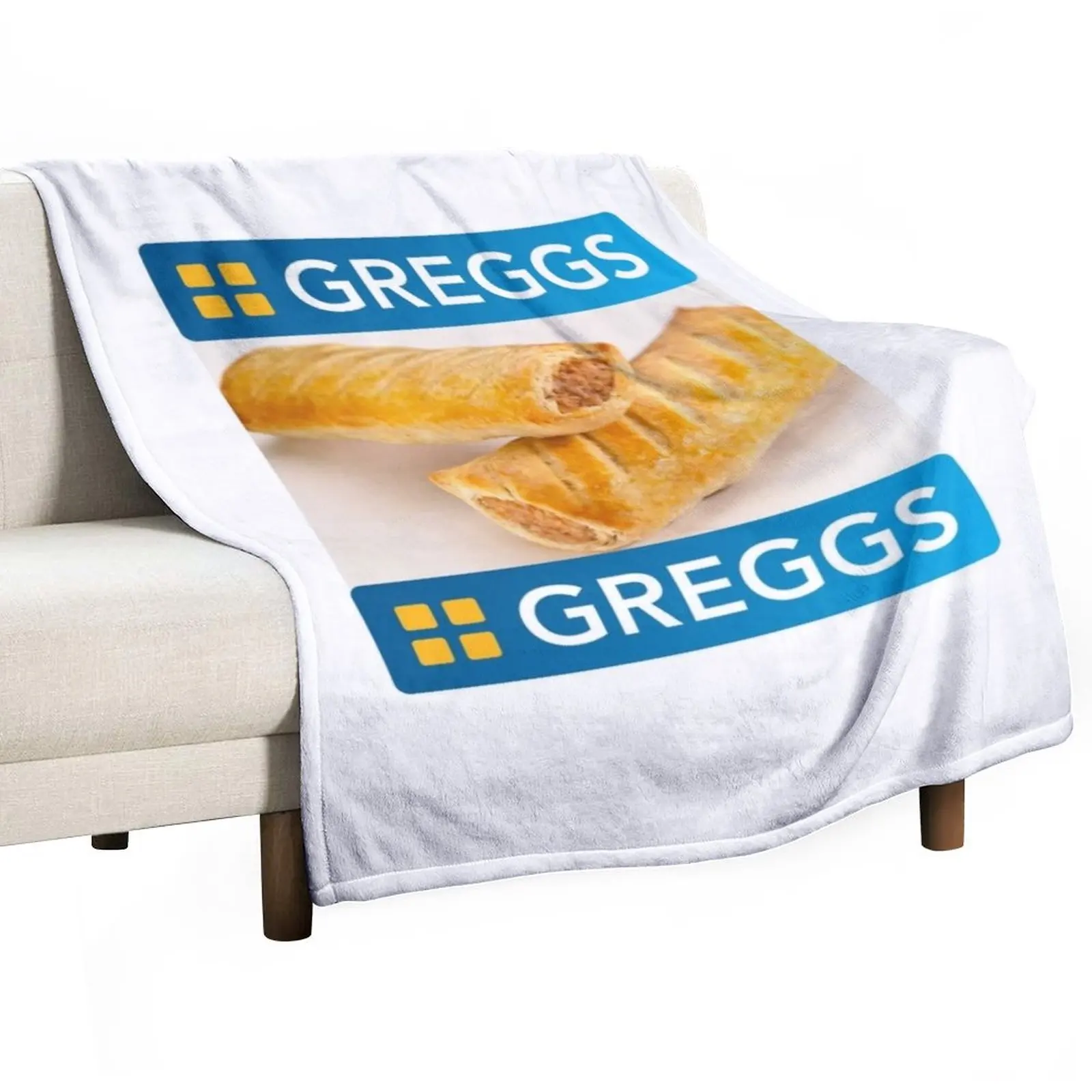 

GREGGS Pasty Throw Blanket Flannel Fabric Nap Blanket