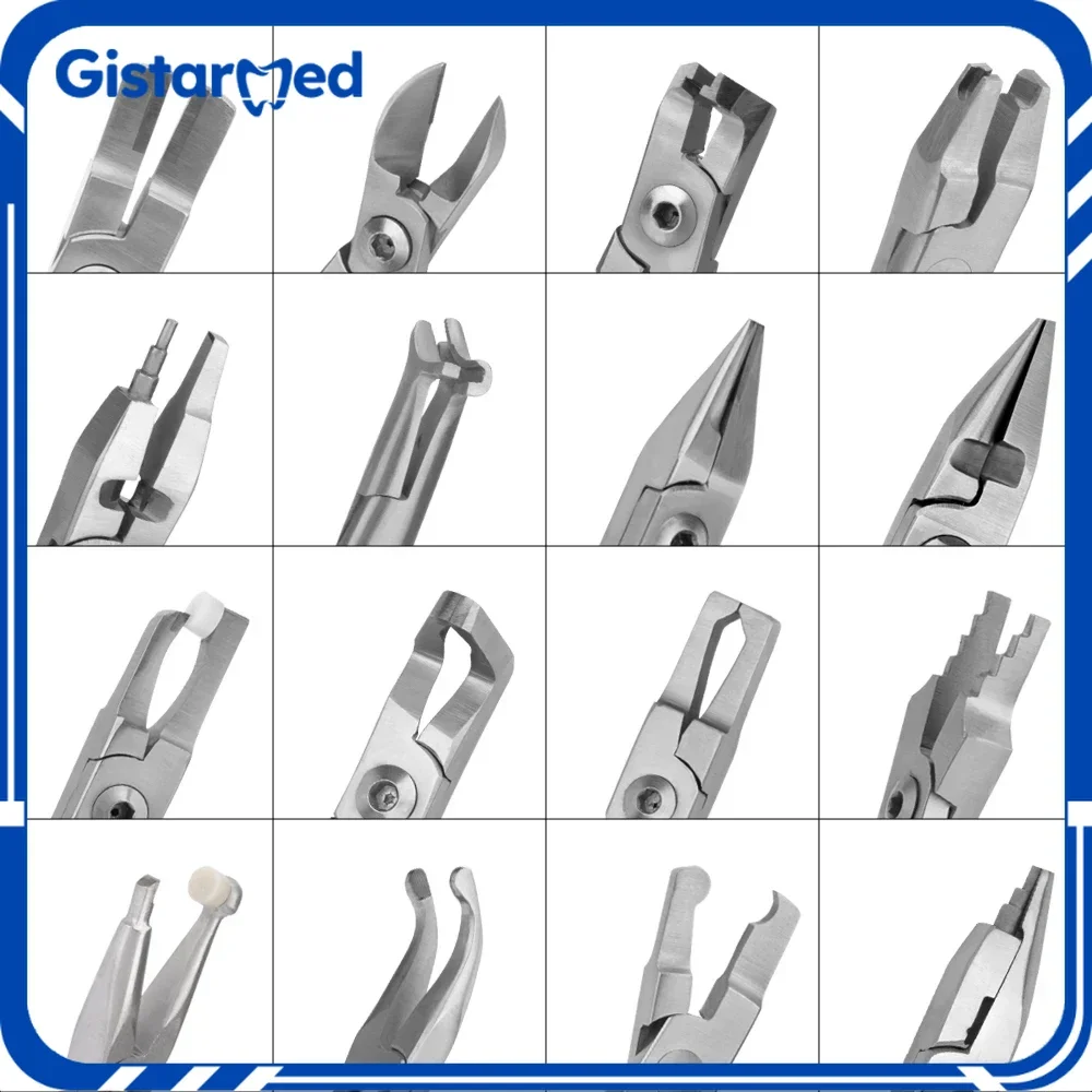 GistarMED 歯科矯正プライヤーステンレス鋼歯科器具ツール遠位端