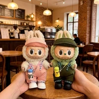 For 17cm Labubu V1 V2 V3 Mini Doll Clothes Cute Doll DIY Short Skirt Shirt Clothing Accessories Children's Toys Gift 1