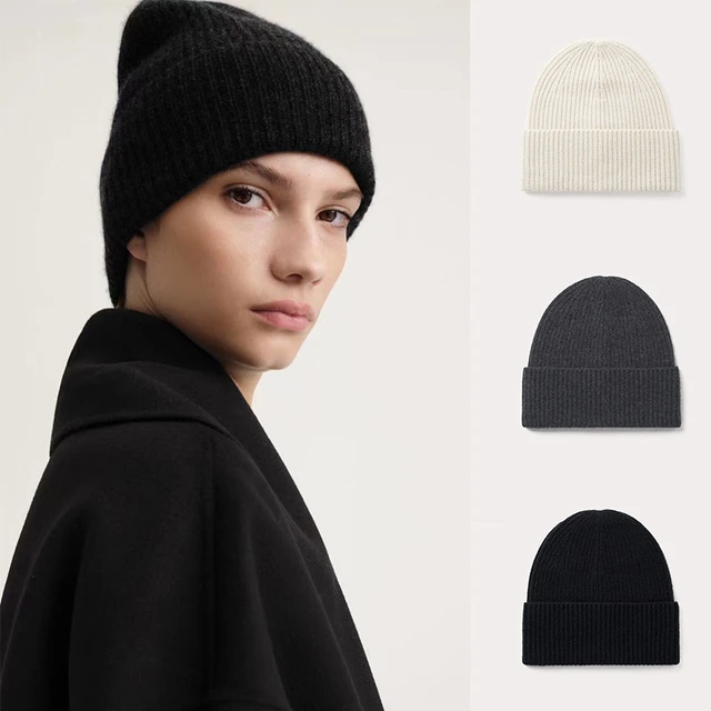 Casquettes Mode Hiver Chaud Laine Chapeau Pour Femme Tricoté