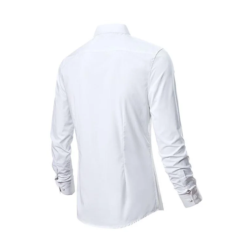 Men's Shirt 2022 New Spring Summer Pocket Male Casual Letter Striped Shirt Korean Style White Black b29