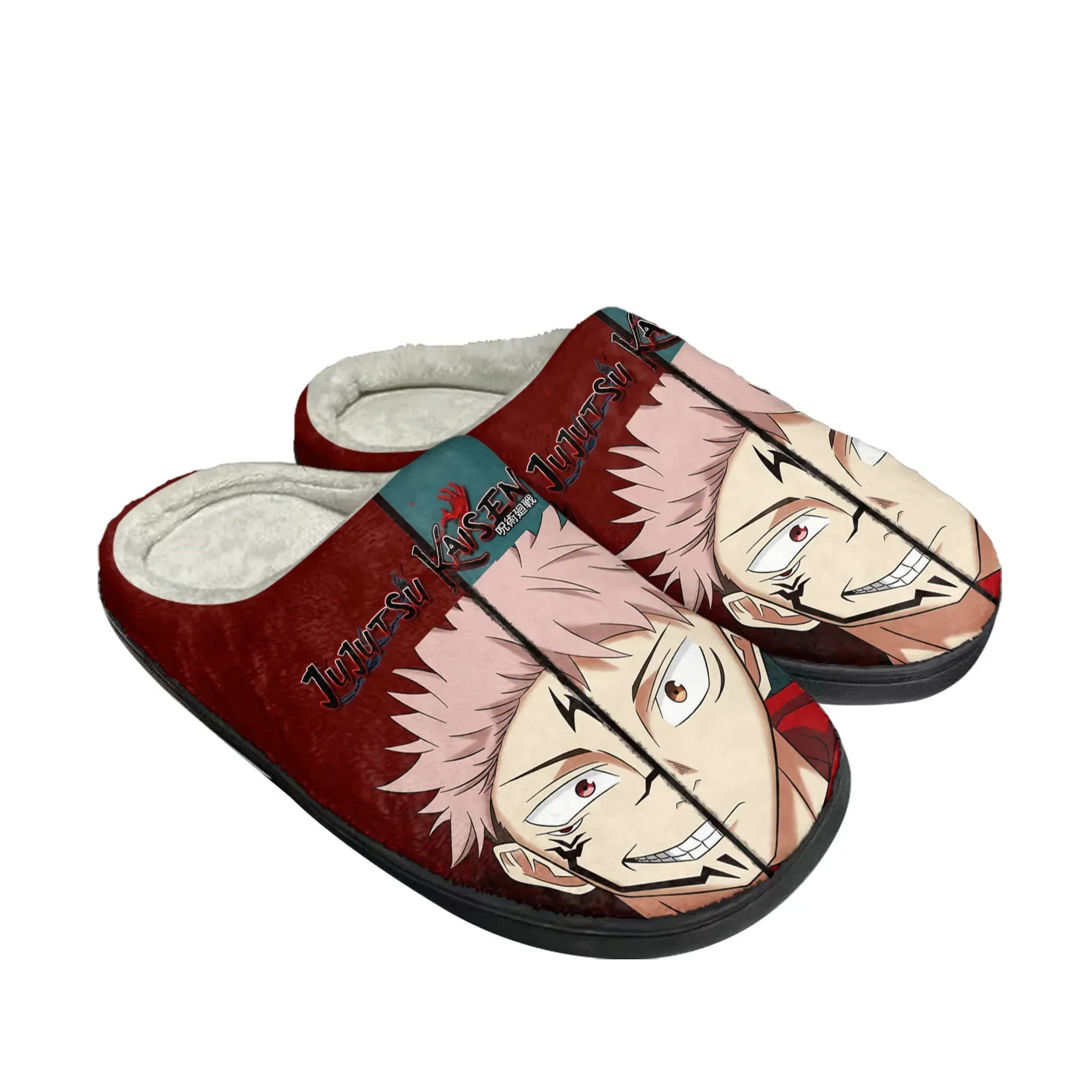 Pantuflas de Franela Personalizadas Jujutsu Kaisen Itadori Yuji Sukuna