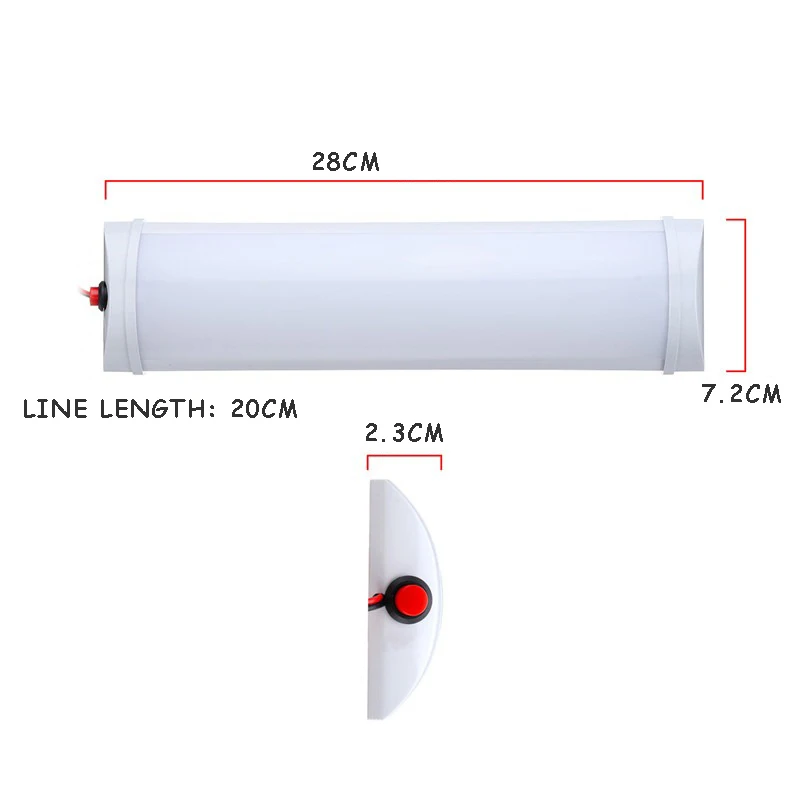 LED Ceiling Light - Interior Lamp for RVs, Trailers, Boats, and Campers