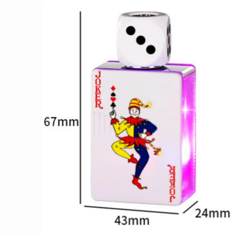 nuevo encendedor transparente con forma de linterna, giratorio, con diseño de dados y cartas de póker, estereoscópico, resistente al viento, con llama de chorro, portátil para exteriores, ideal para regalo Nuevo Encendedor Transparente con Forma de Linterna, Giratorio, con Diseño de Dados y Cartas de Póker, Estereoscópico, Resistente al Viento, con Llama de Chorro, Portátil para Exteriores, Ideal para Regalo 6