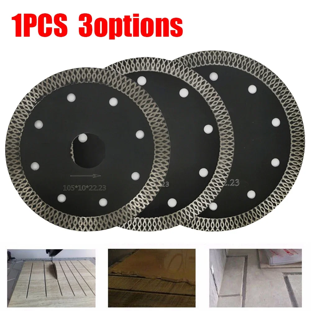 1pc 105/115/125mm Diamond Saw Blade For Porcelain Tile Ceramic Dry/Wet Cutting Stone Cut Off Saw Blade Diamond Cutting Disc Cut bgtec 2pcs 5 diamond segmented saw blades 125mm cutting disc for hard material stone ceramic tile