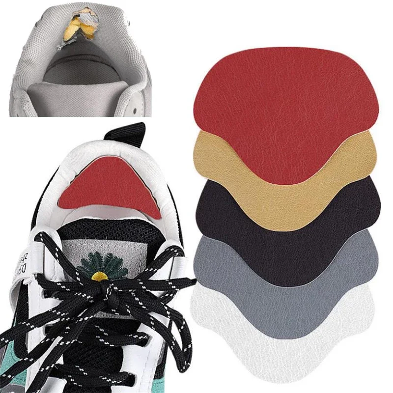 4PCS Insoles Heel Repair Subsidy Sticky Shoes Hole Sneaker Lined With