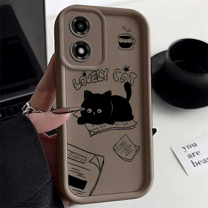 Sleek Sky Eye Cat Design Phone Case - G Series Cover